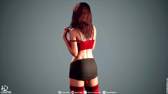 《GTA4》封面女郎高清3D重制 棒棒糖女孩极具魅惑