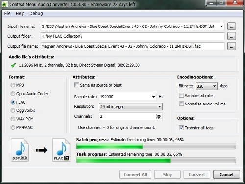 3delite Context Menu Audio Converter(音频转换器)