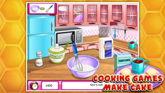 烹饪游戏：奶油蛋糕软件截图1