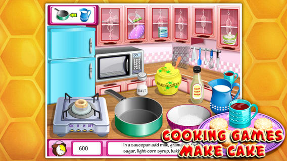 烹饪游戏：奶油蛋糕软件截图2